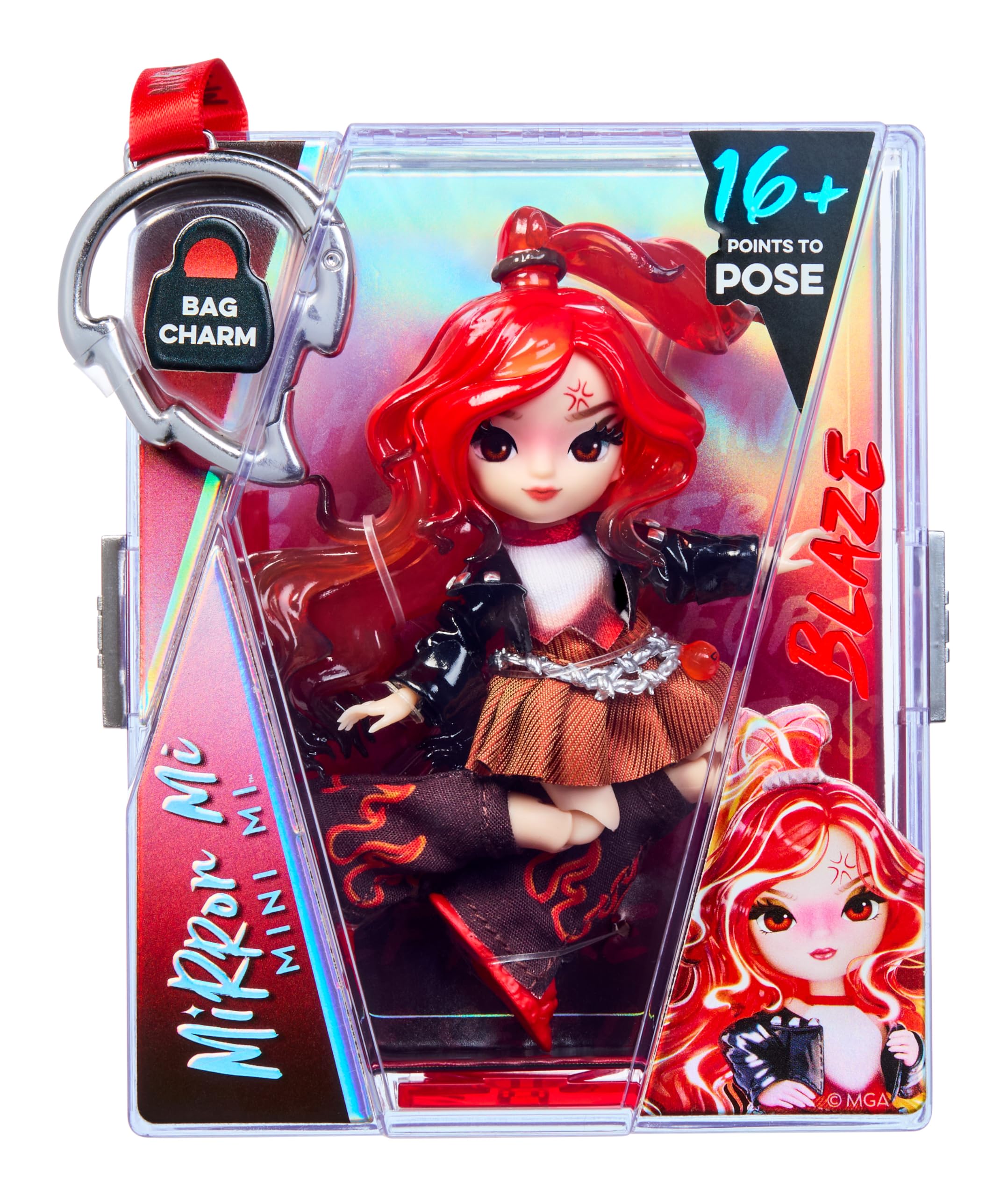 Mini Mi Blaze Maxx Electric Poseable 4 inch Fashion Doll with Mix & Match Hair and Access…