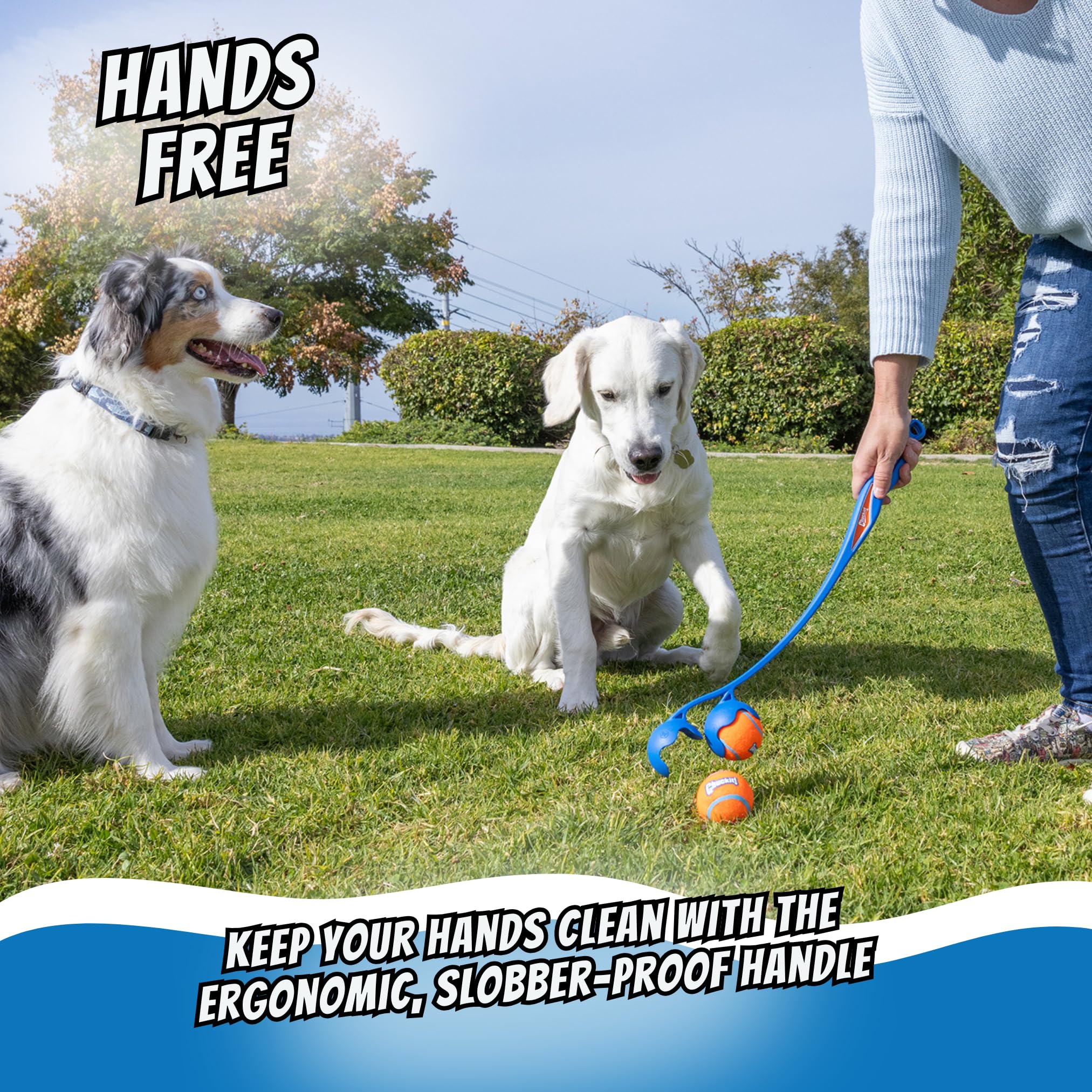 Amazon.com: Chuckit! The Duo 22M Double Launcher Dog Toy, 22