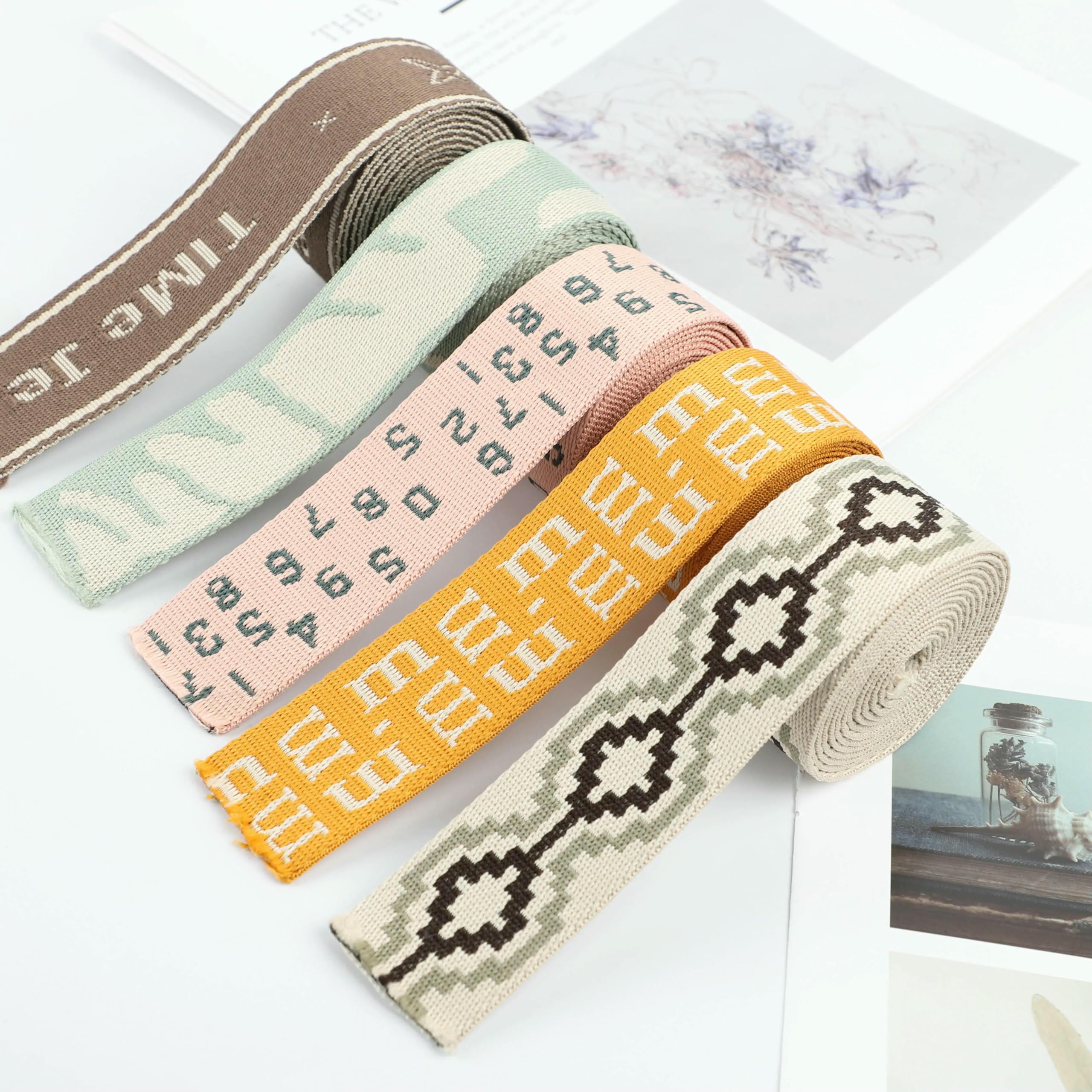 38 mm Gurtband, Gepäck, Rucksack, Umreifung, Nähtasche, Canvas-Gurtband, DIY-Baumwollgurtband, Gürtelzubehör-J60-10M
