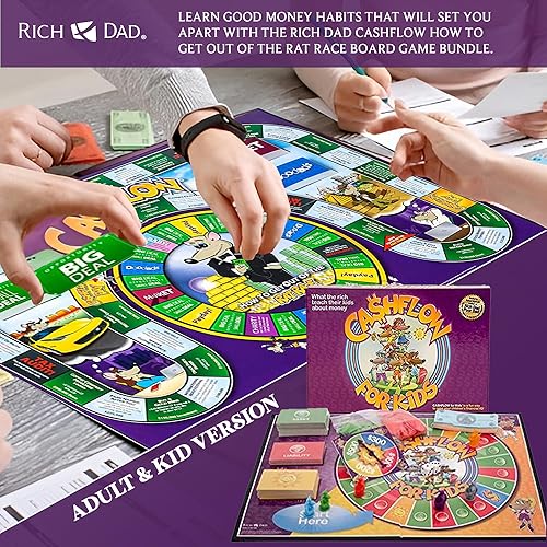 Miniatura 9 de Juego de mesa nueva edición con la exclusiva bonus guía de estrategia Cashflow