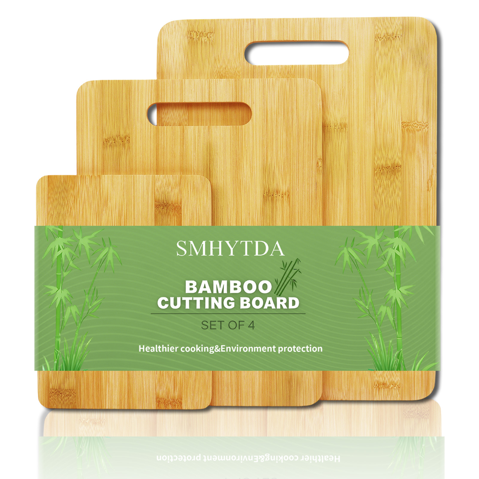 Set de 3 Tablas de Cortar de Bambú Rectangulares miniatura 7