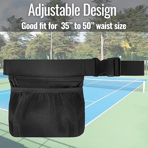 Miniatura 6 de Soporte para pelota de tenis, pelotas de tenis de pickleball, accesorio de sujeción para mujeres, falda y hombre, bolsas de cadera para cintura,