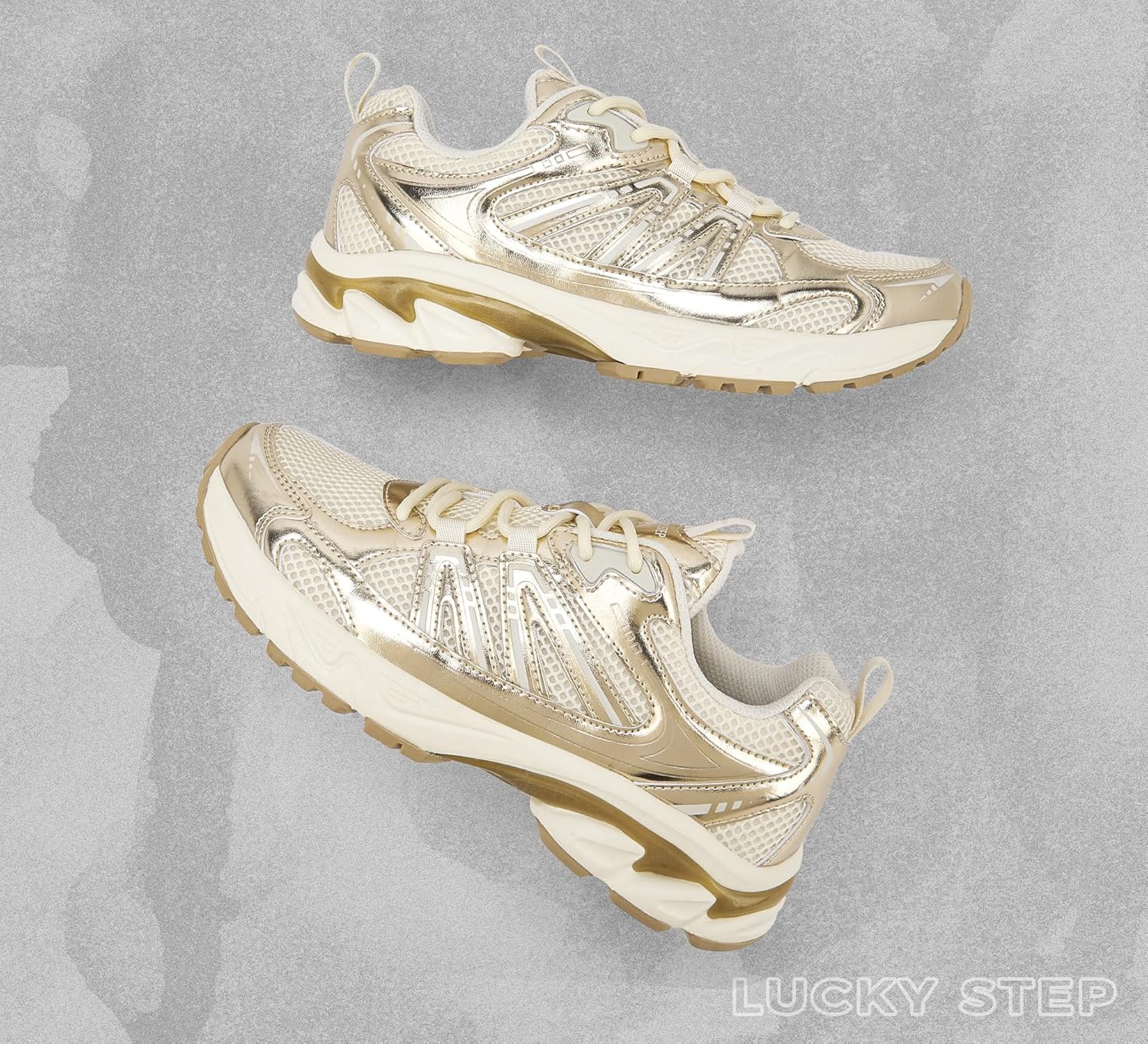 LUCKY STEP Women's Chunky Fashion Sneakers Casual Running Shoes Tennis Workout Sport Work Trendy Athletic Gym Mesh Walking Tennis Shoes - Image 8