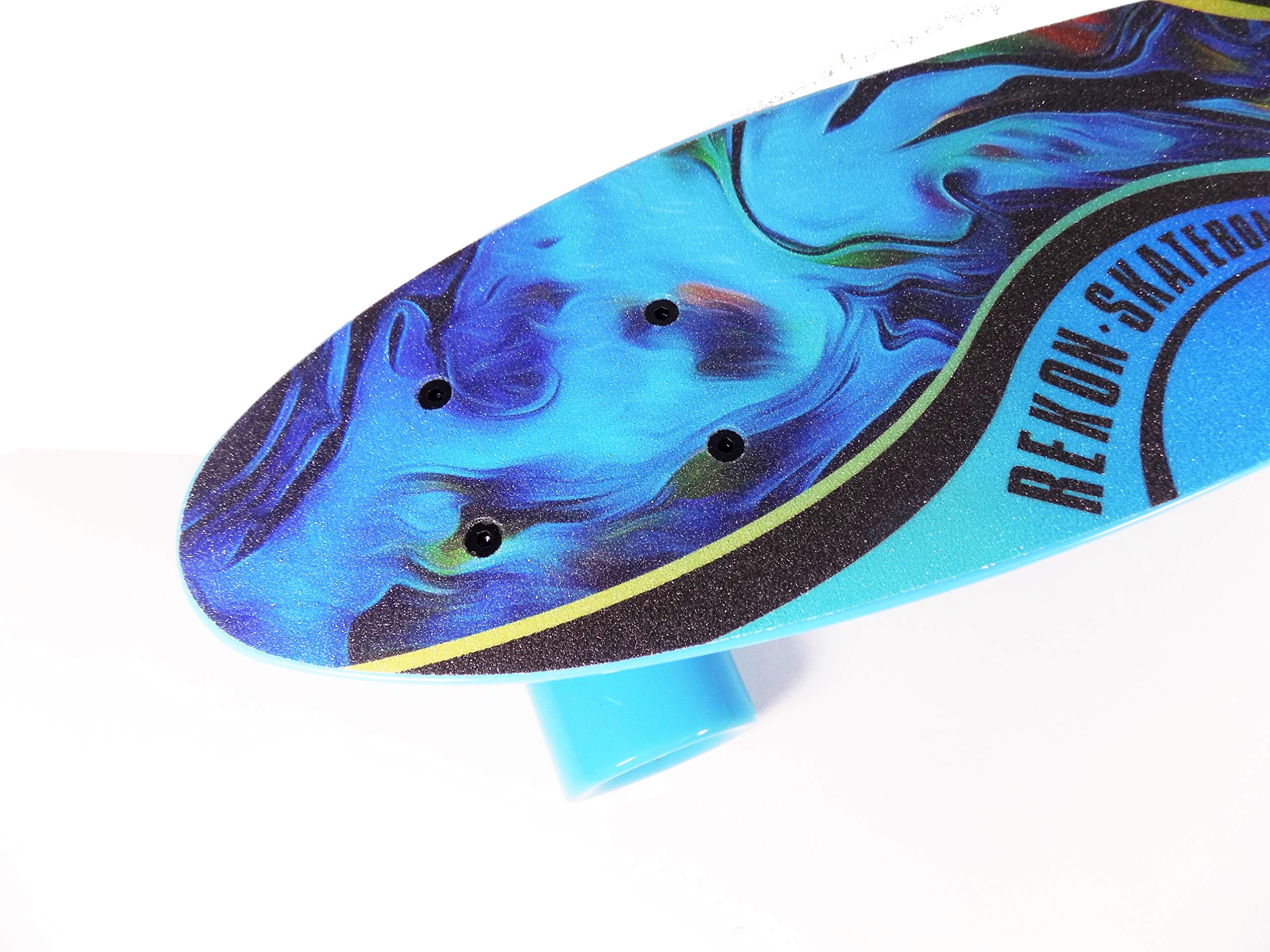 Rekon Penny Plastic Skateboard,Oil Painting Graphic 22.5 * 6