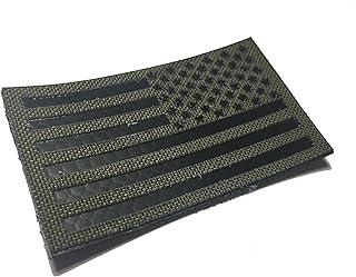 Reversed 3.5x2 Inch Infrared Ranger Green Ir Reflective Morale Patch