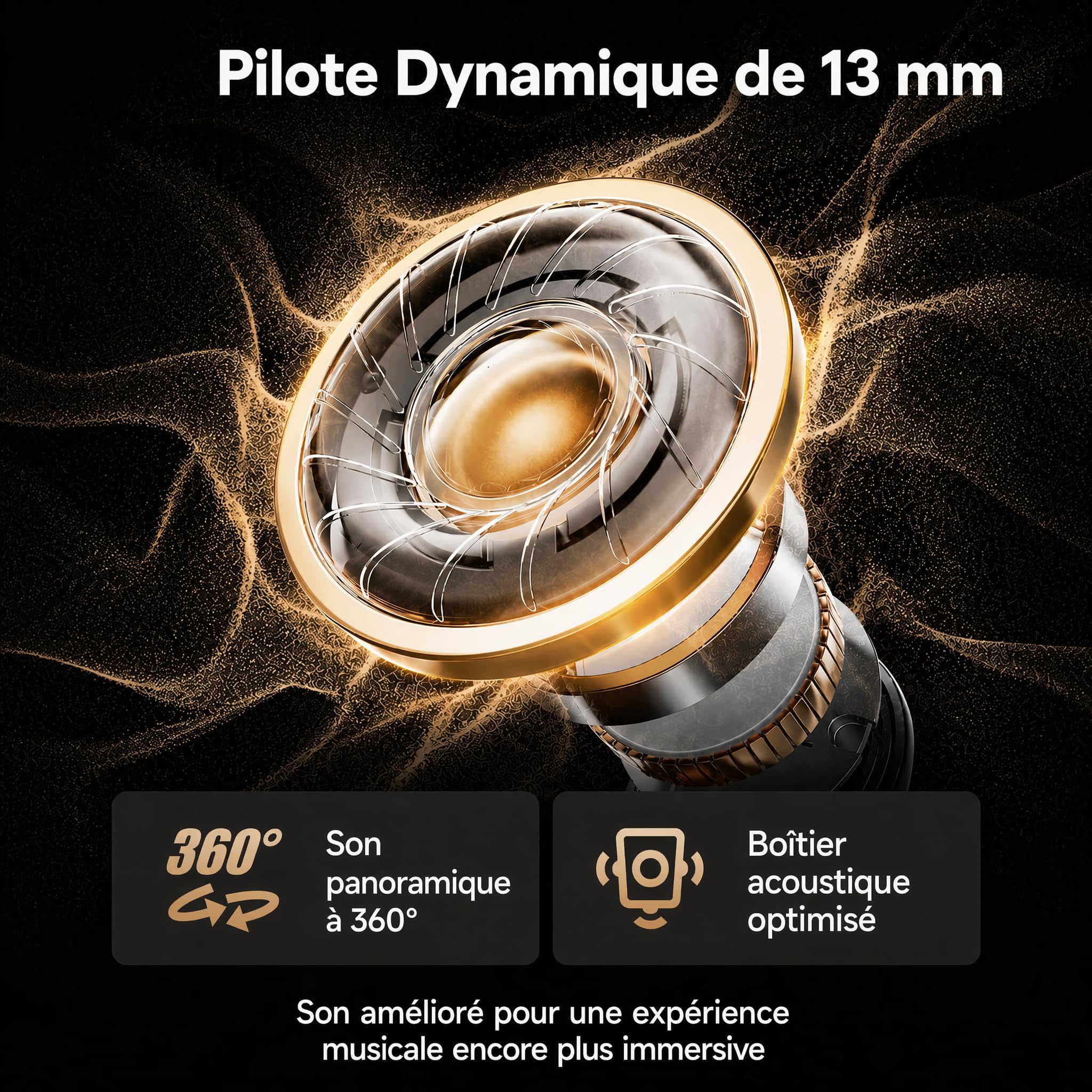 NE25 AI Traducteur Vocal Instantané 60H Écouteur Traducteur avec Écran 165 Langues 7 Modes de Traduction