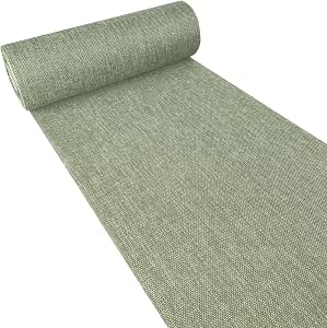 Tischläufer Grün Rolle 30 Cm X 25 M – Leinenoptik Aus Polyester, Zuschneidbar Für Hochzeit, Geburtstag & Deko, Mit Schere