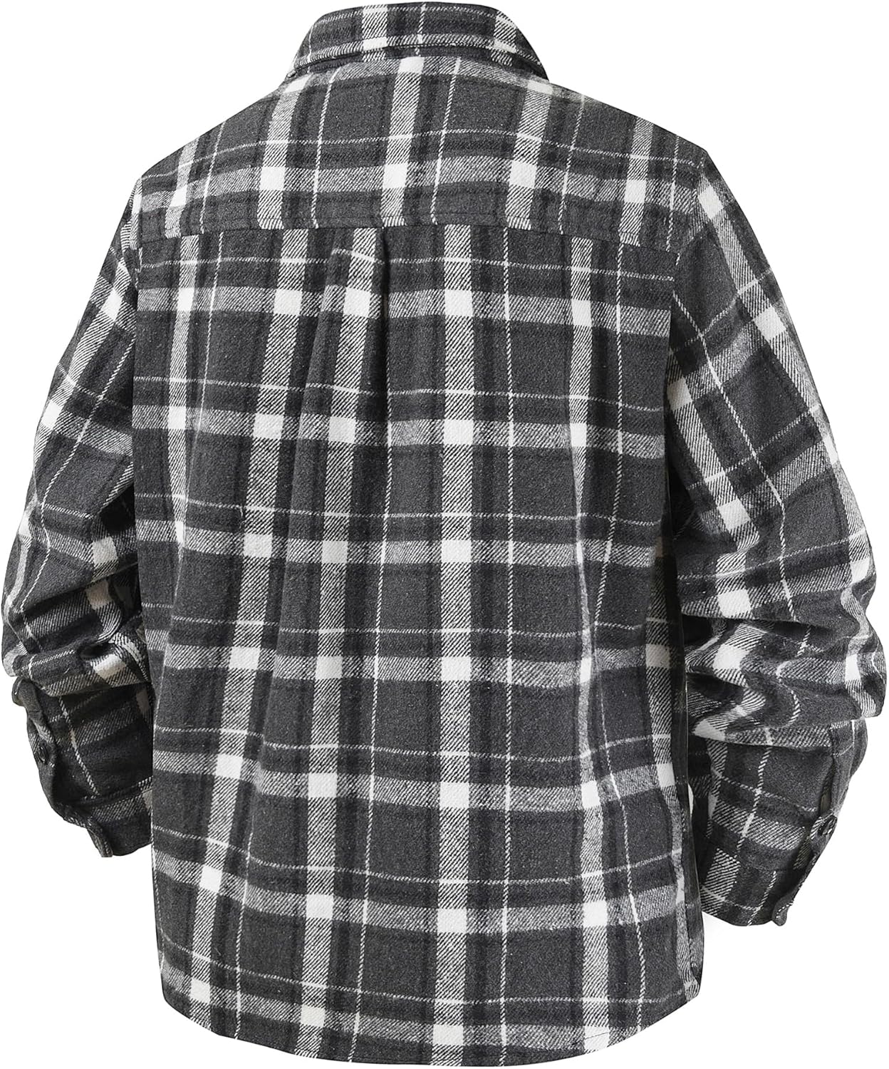 Men's Flannel Shirts Button Down Plaid Shirt Jacket for Men Flannel Shirt Jacket with Pockets - Image 3