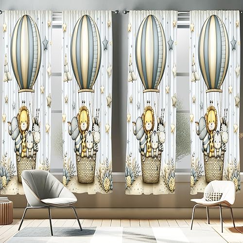 Miniatura 29 de Ambesonne Cortinas grises para ventana, pequeños lunares sobre fondo blanco, estilo retro, patrón tradicional pastel, decoración ligera, juego de 2