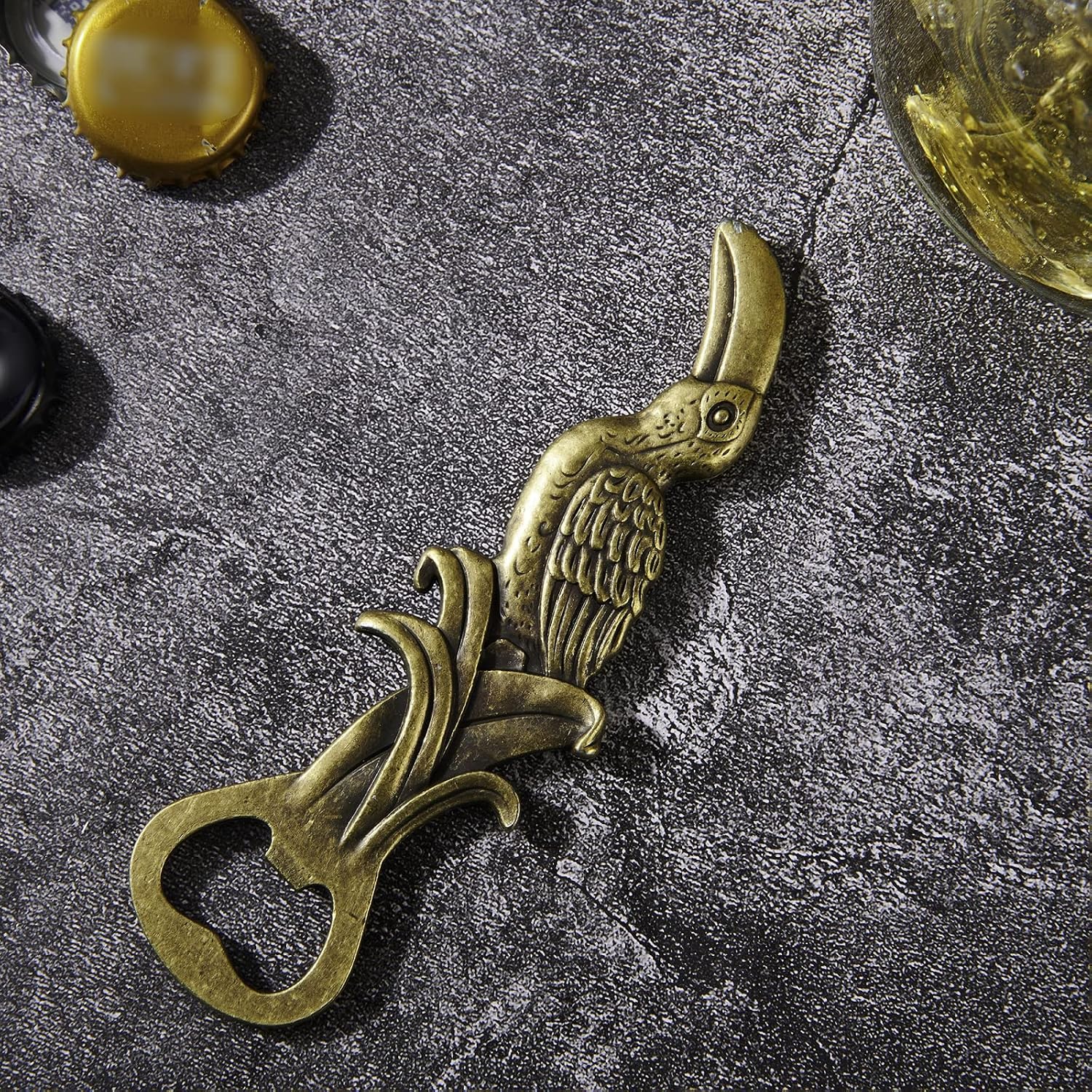 Toucan Parrot Wine Beer Bottle Opener for Bar Bartender Men and Women,Thanksgiving,Hallowmas,Christmas image 4