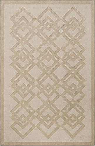 Miniatura 3 de MARTHA STEWART x SAFAVIEH MSJ5421A - Alfombra de lana hecha a mano de 8 x 10 pies, color gris pardogris