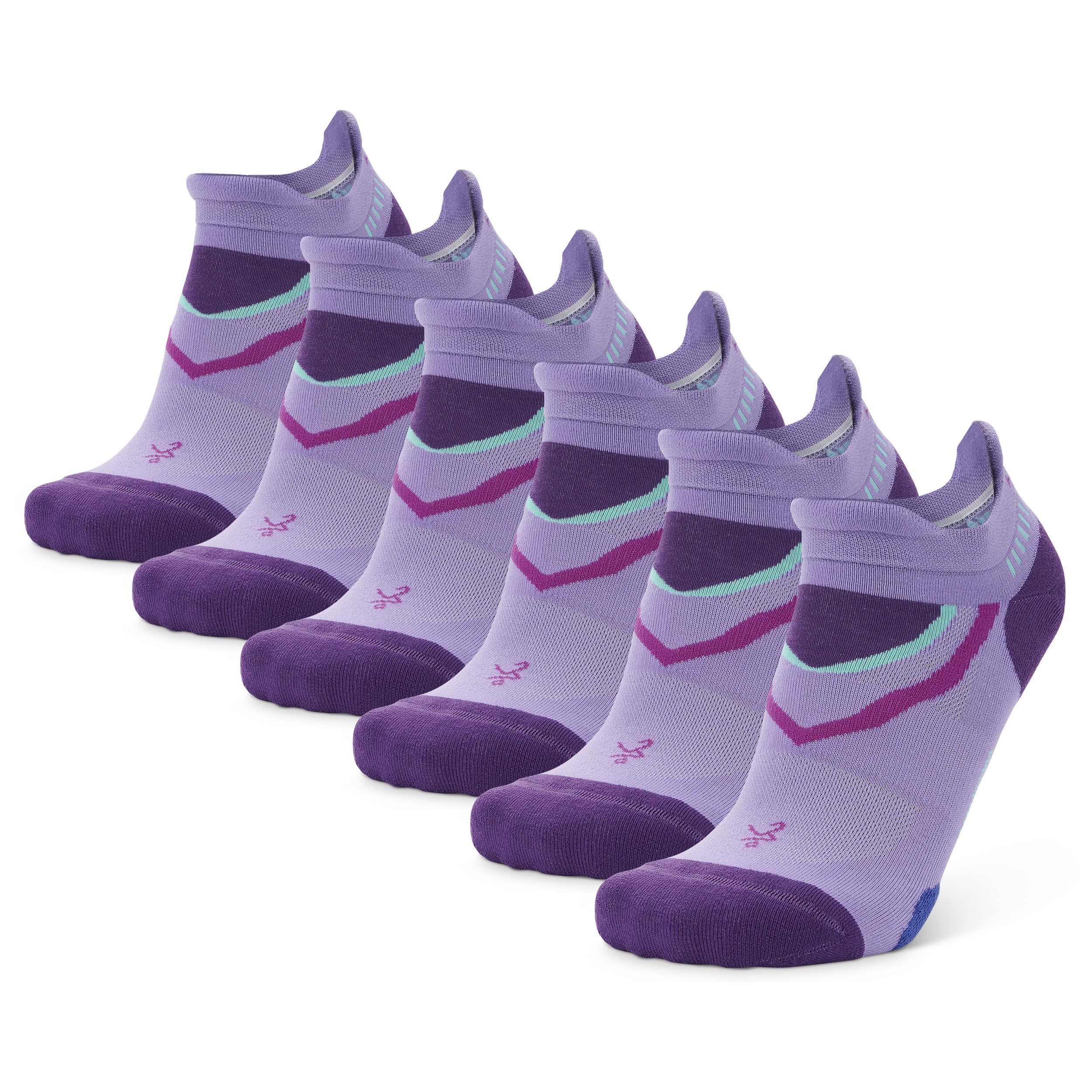 Balega Ultraglide Cushioning Performance No Show Athletic Running Socks for Men and Women (6-Pack)
