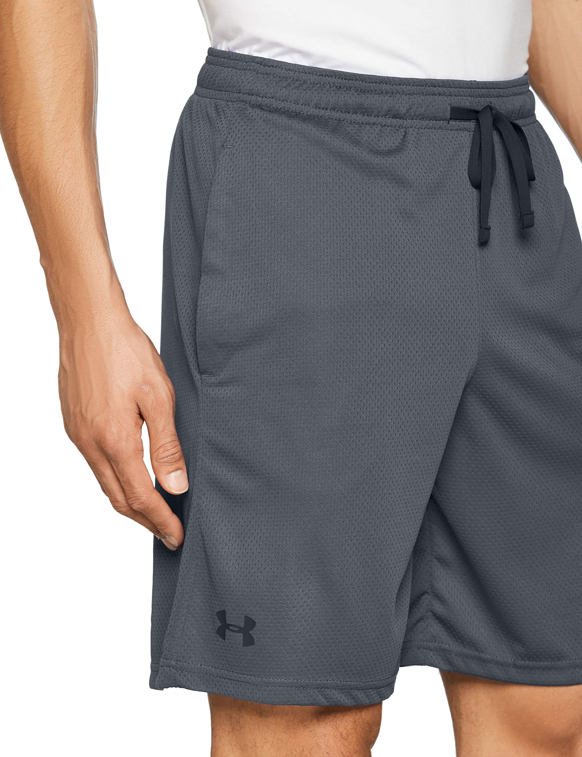 Under Armour Uomo Pantaloncini in Maglia Tecnica, Blu