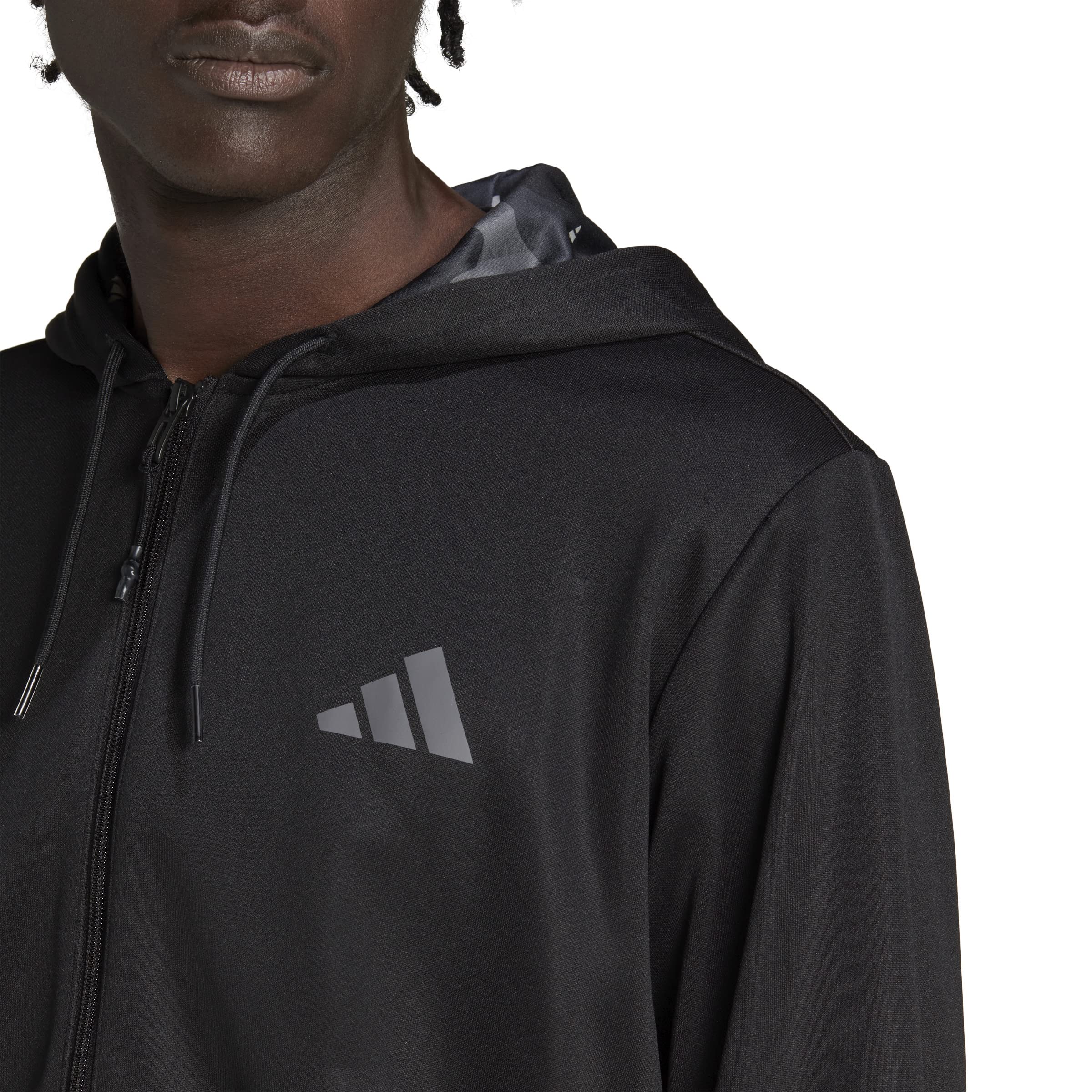 adidas Bluz z kapturem na suwak Mężczyźni Fz Tak