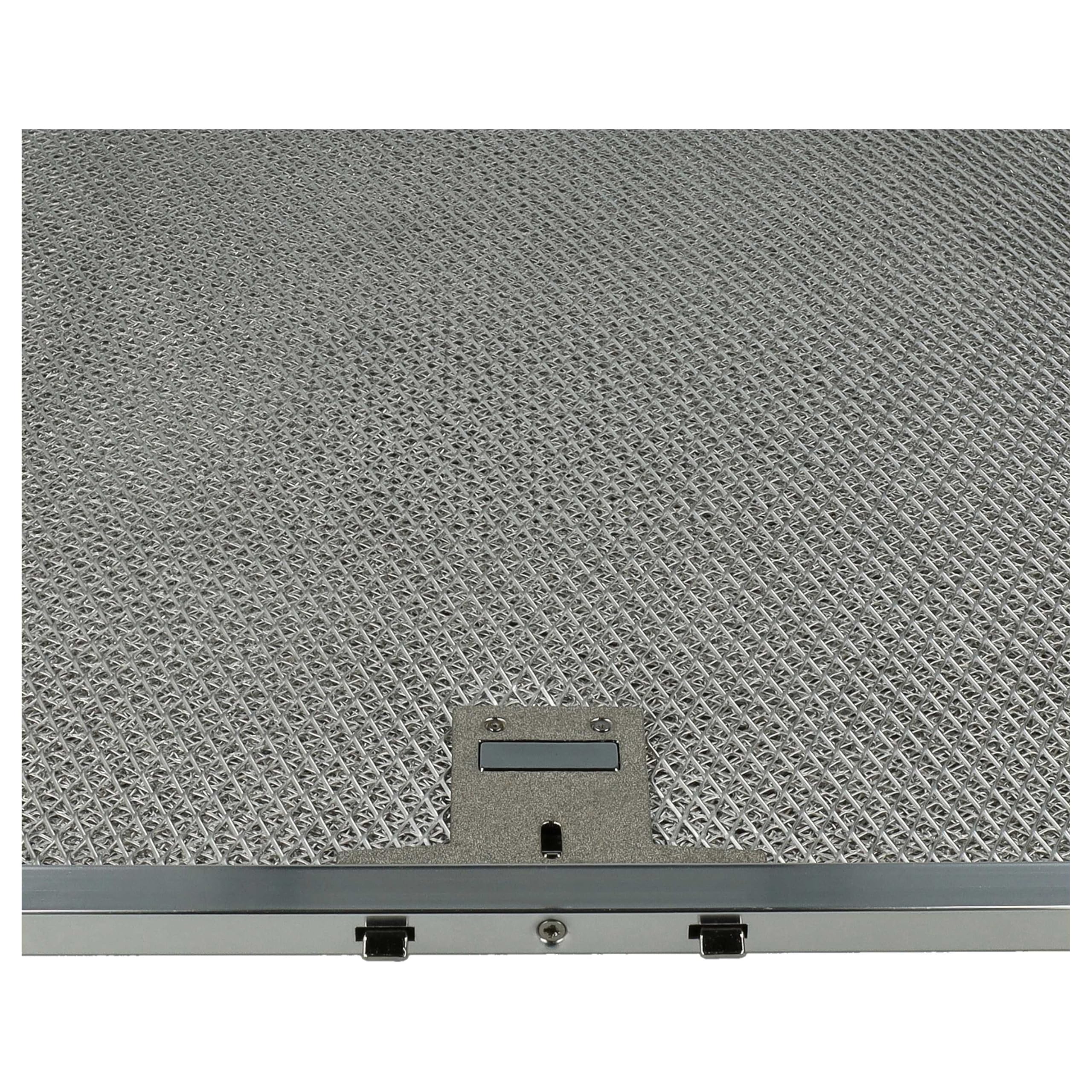 vhbw 2 x filtr metalowy filtr przeciwtłuszczowy kompatybilny z Miele DA5330D okap kuchenny - 39,1 x 31,5 x 0,9 cm, stal nierdzewna