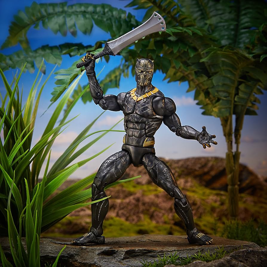 Amazon.com: Marvel Black Panther Legends Erik Killmonger, 6-inch