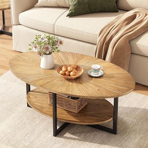 Industrial Ash Wood Center Table