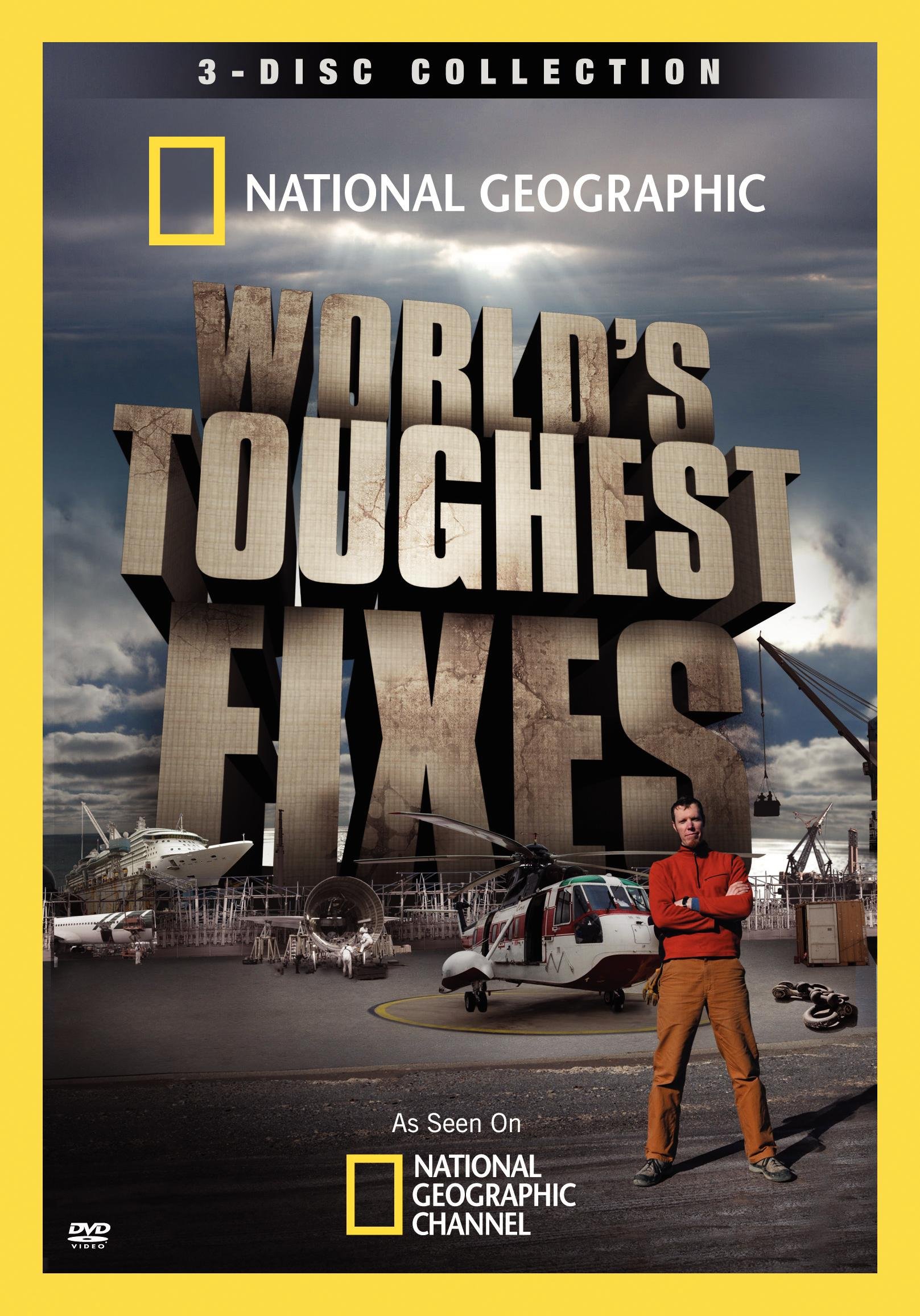 National Geographic: World's Toughest Fixes, documental en DVD importado de USA