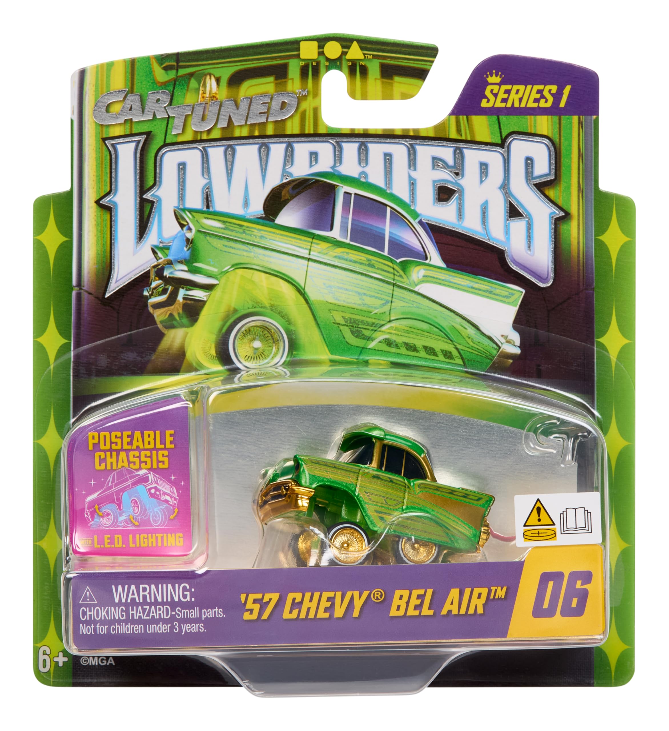 Amazon.co.jp: CarTuned ローライダーシリーズ 1-1957 シボレー