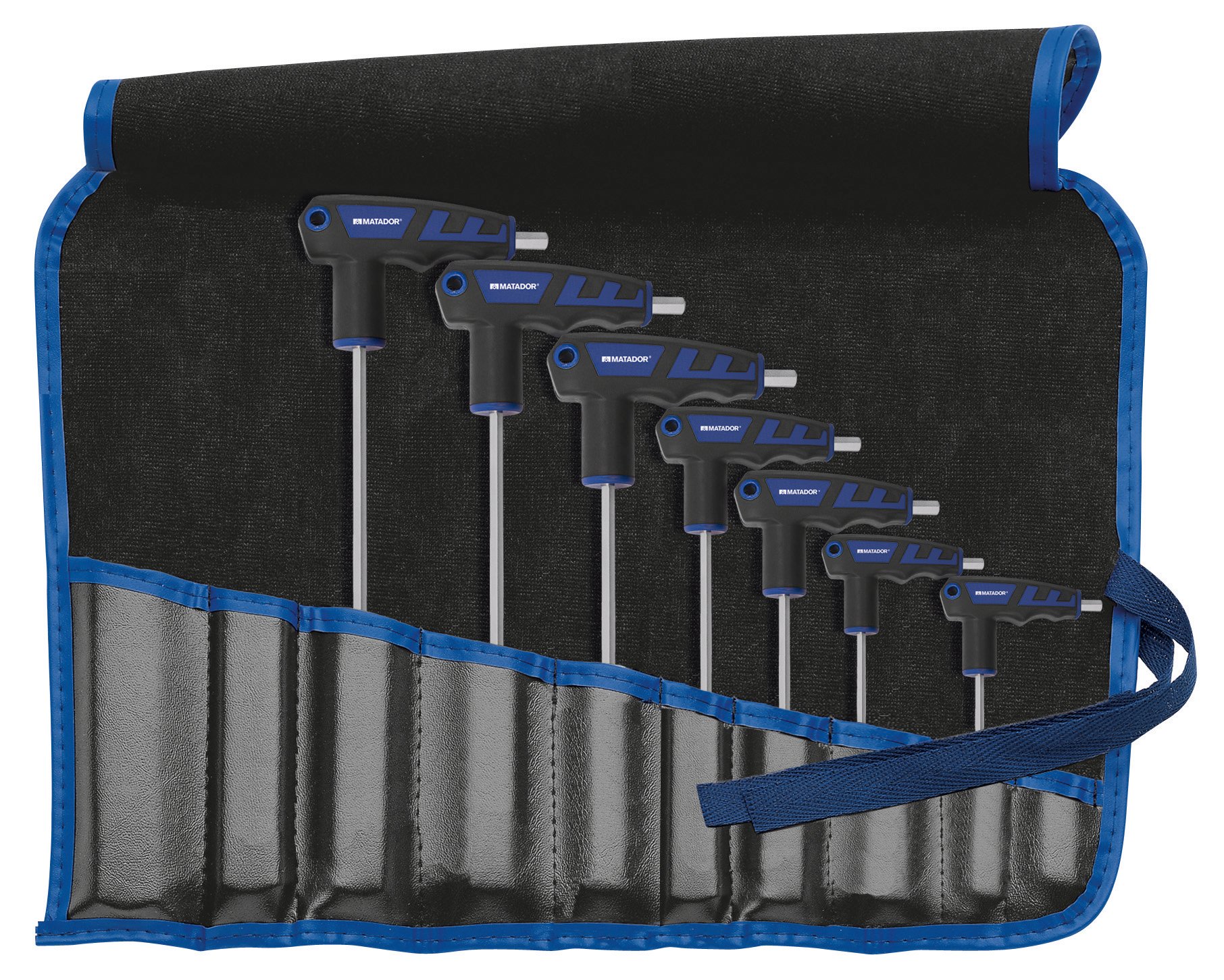 MATADOR set 2K-T - manico-chiavi a brugola, chiave a bussola esagonale, 2-10 mm, 0445 9070