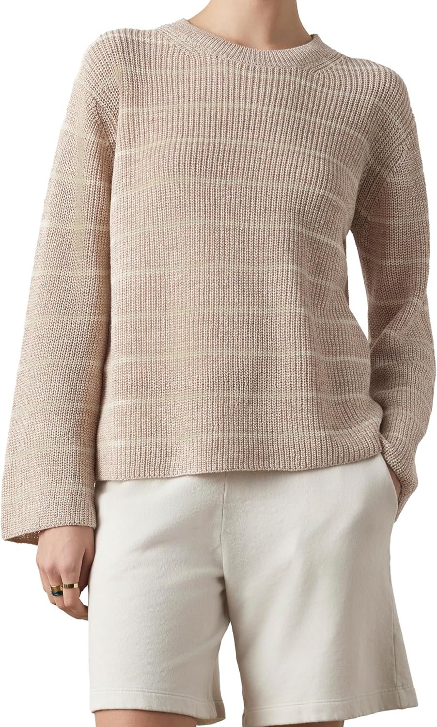 Velvet by Graham & Spencer Women's Indio Textured Linen Sweater