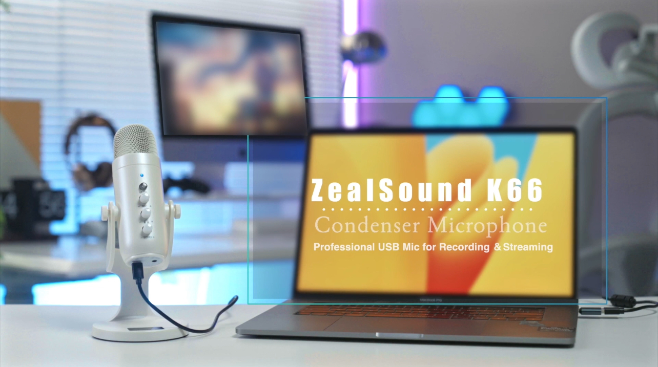 Amazon.com: ZealSound Podcast Microphone, Noise Cancellation Mic