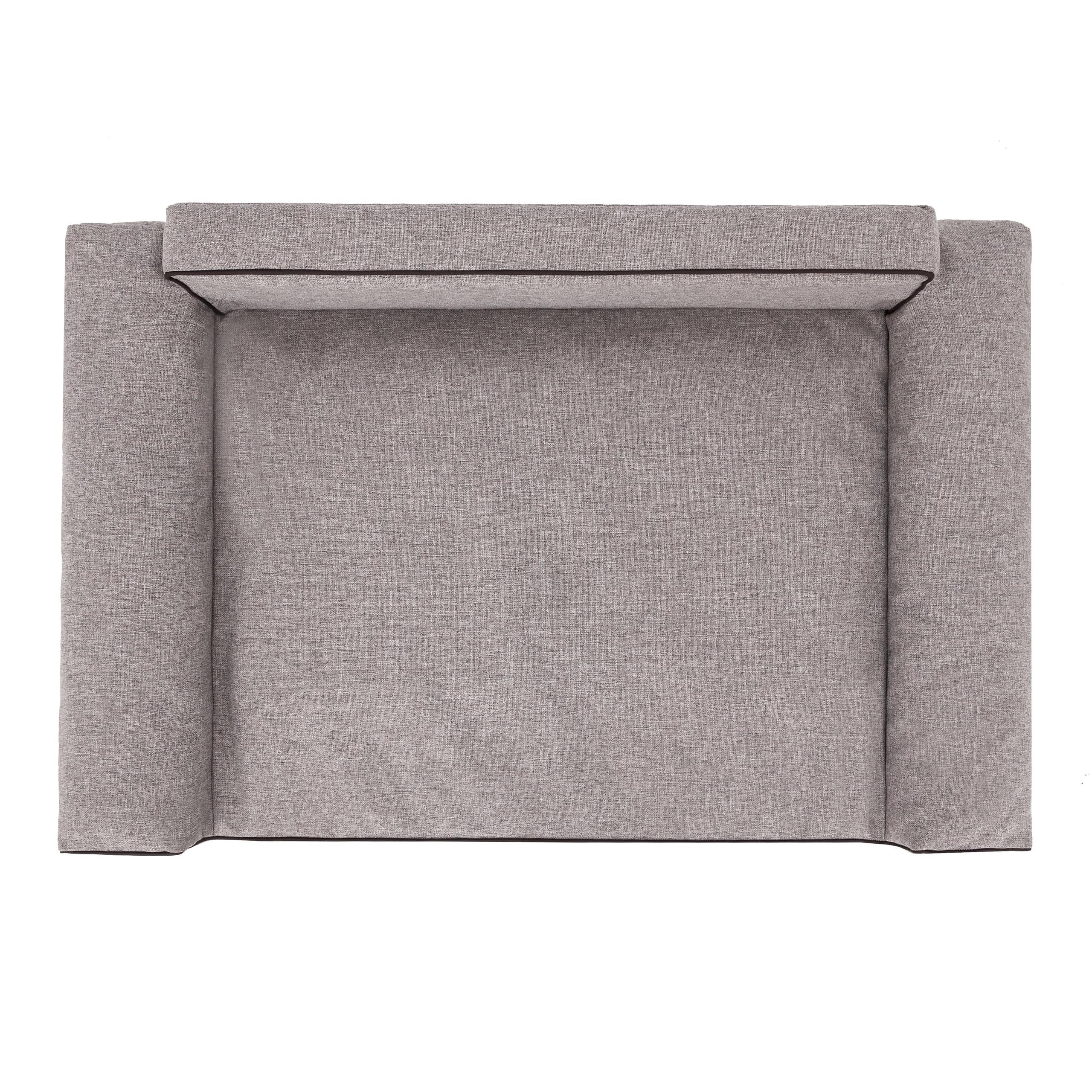 Cuccia morbida per cani, letto per animali domestici, colore: cappuccino, 78 x 53 cm