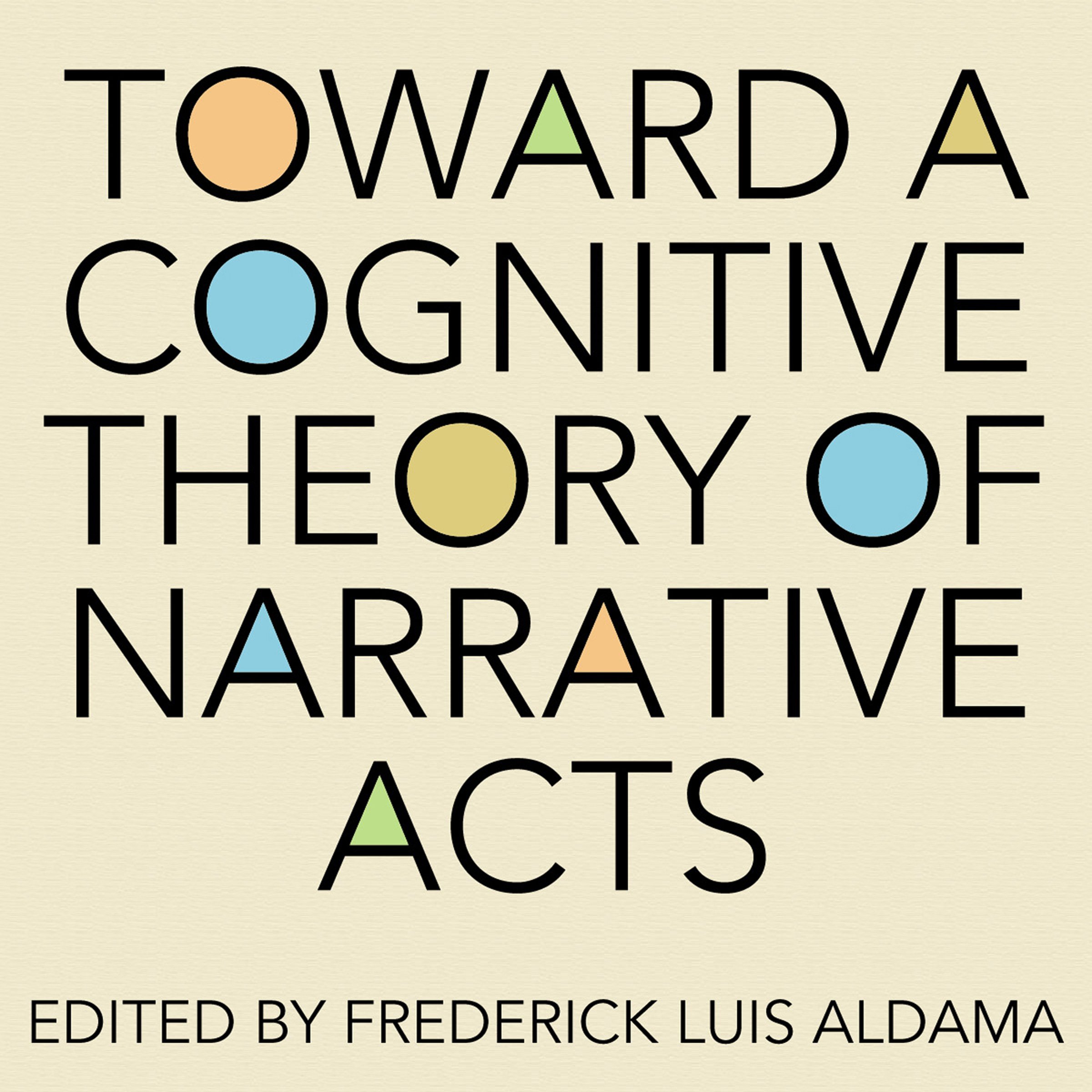 Cover art for Toward a Cognitive Theory of Narrative Acts