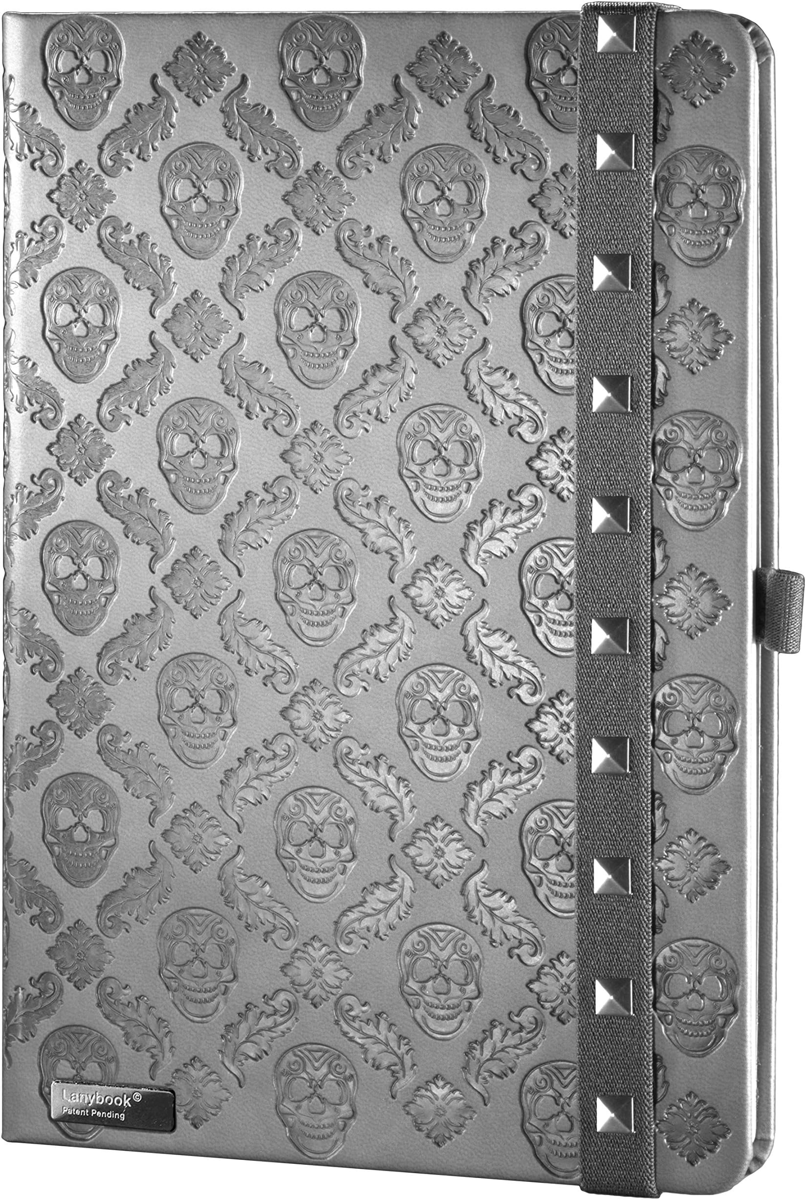 Lanybook Medium Journal: Rockstar, Grey (7709430)