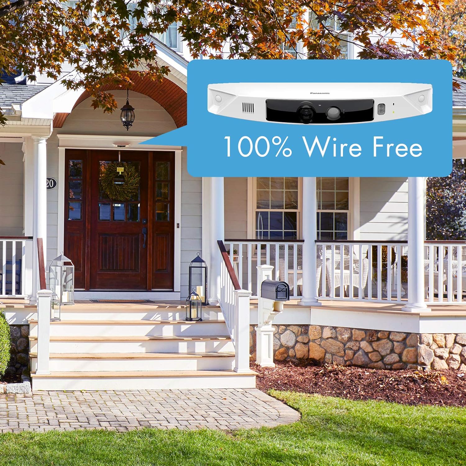 🔥 Cаѕhbасk uр tо 70% Panasonic HomeHawk Outdoor Wireless Smart Home Security Camera, Wide Angle View, Color Night Vision, 2-Way Talk, Works with Alexa & Google Assistant, 1 Camera Kit (KX-HN7001W) Crеаtіvе Prоduсt Panasonic HomeHawk Outdoor Wireless Smart Home Security Camera, Wide Angle View, Color Night Vision, 2-Way Talk, Works with Alexa & Google Assistant, 1 Camera Kit (KX-HN7001W)