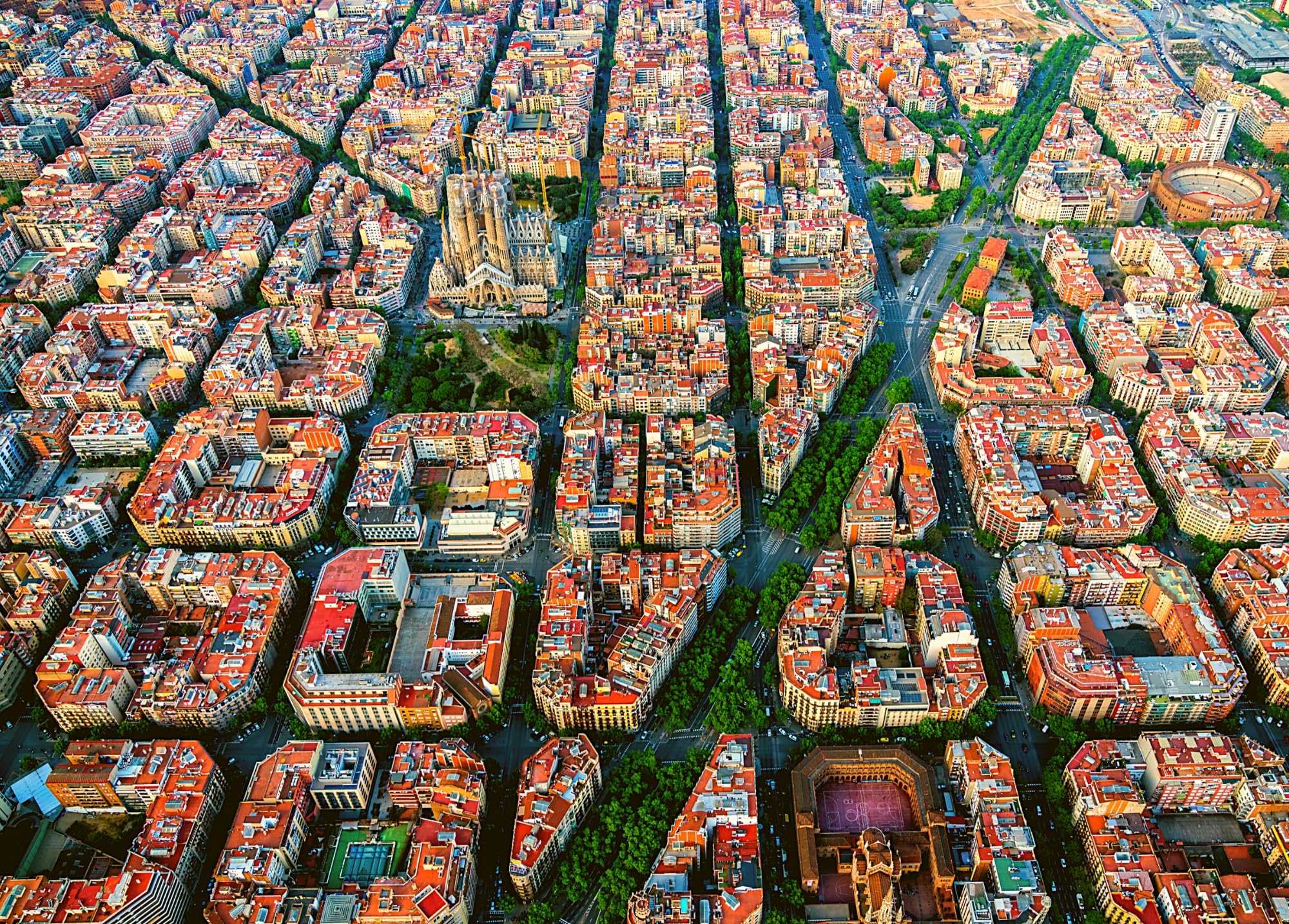 Sorus Puzzles - Barcelona Aerial - 1000 Piece Jigsaw Puzzle