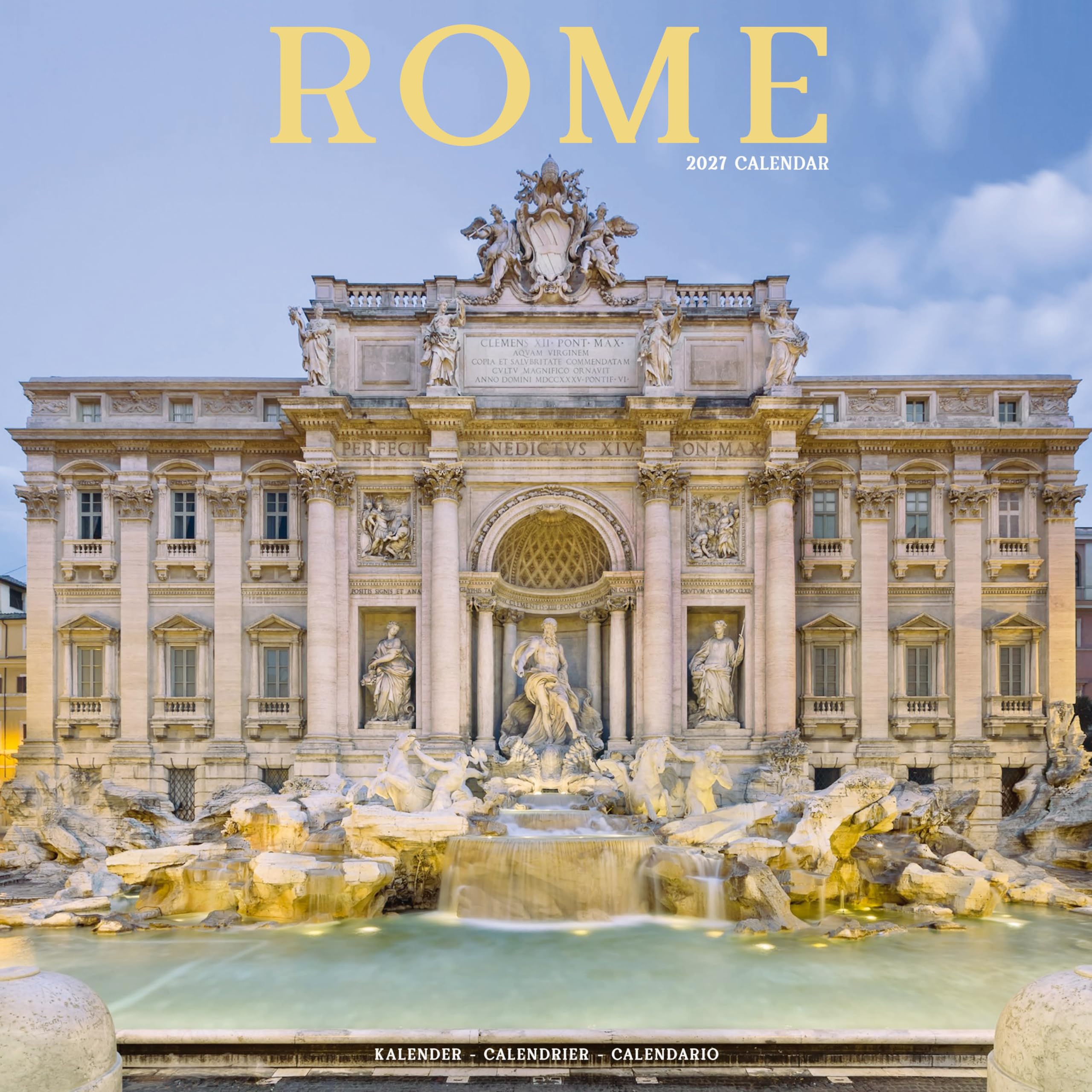 Rome Calendar 2027, Wall Calendars, Month To View, Travel, Gift