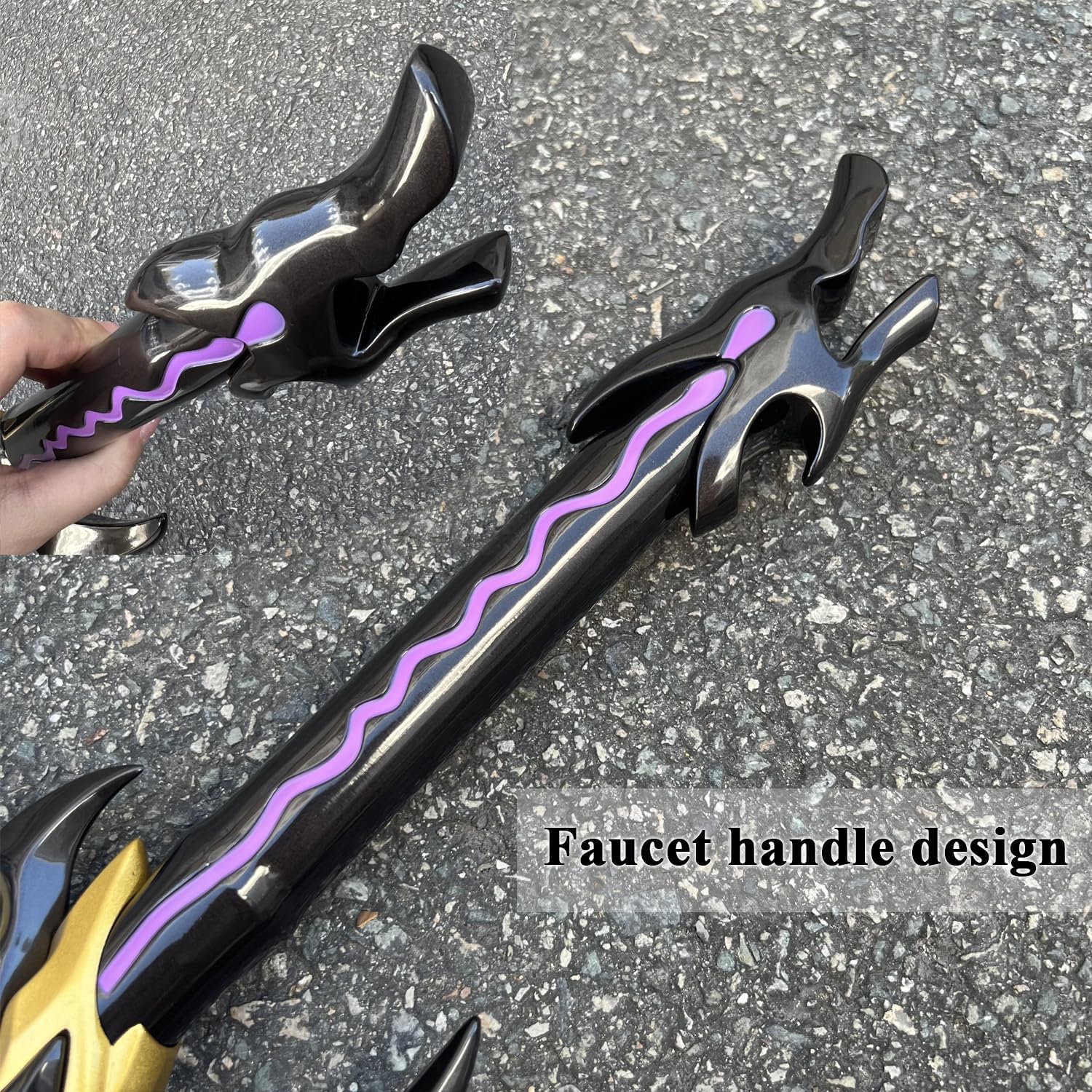 30" Anime Antares Epilogue Fangs Dagger Full Metal Antares Cosplay Prop Sword with Display Stand,for Role-Playing,Display,and Collection - Image 7