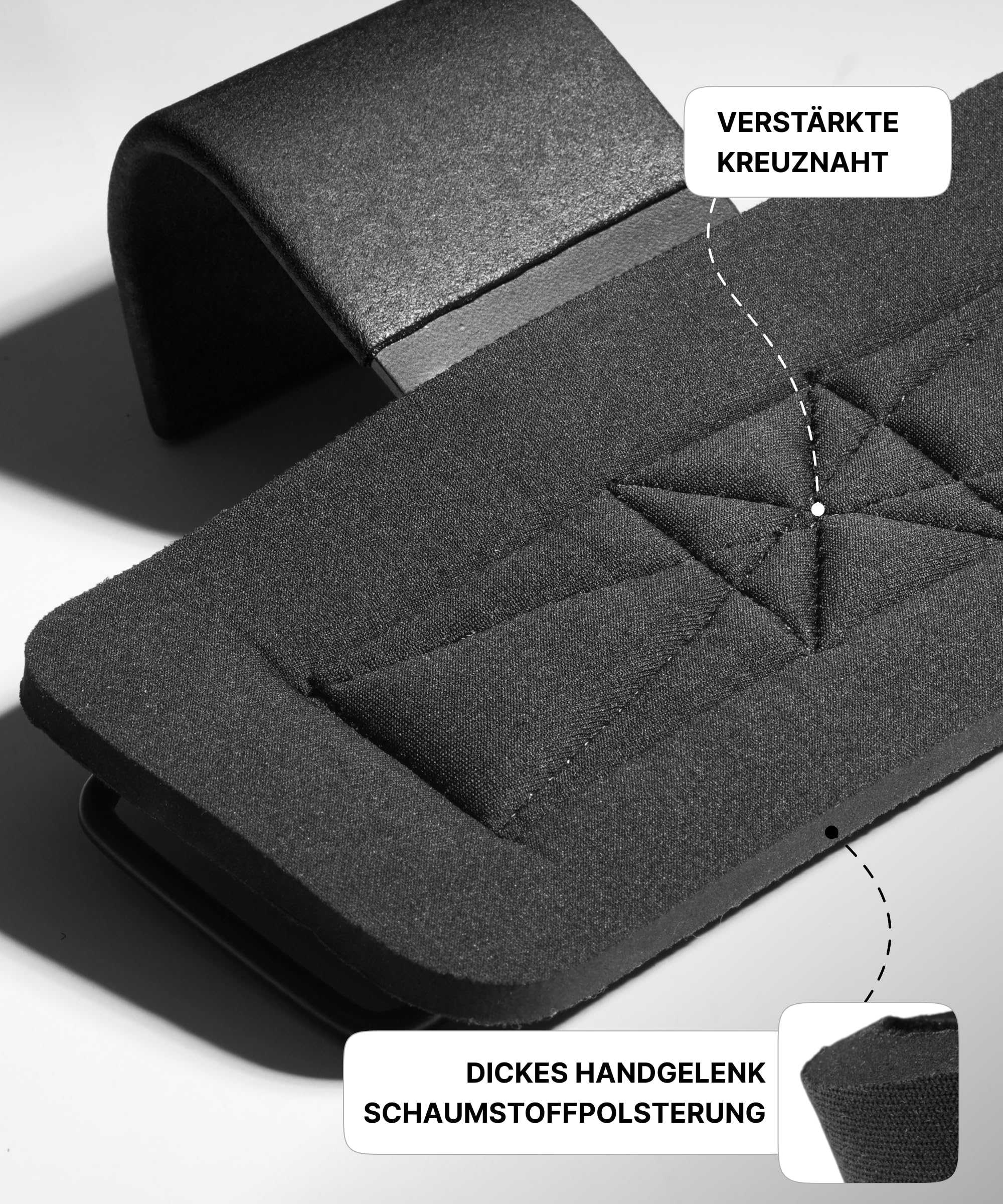 DMoose Fitness Zughilfen Krafttraining für Männer & Frauen (Paar) - Reißfestes Nylon mit 8 mm dicke Handgelenk straps - Zughilfe Gym für Kraftdreikampf & Kreuzheben Stütze - Griffhilfen Kraftsport