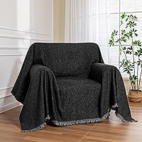 Vista 38 de MEETSKY Funda de sofá para sofá de cojines, protector de muebles de sofá, fundas de sofá de chenilla, fundas de sofá seccional para mascotas, funda