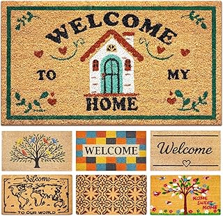 LUA VIKA Felpudo Entrada casa Originales - Welcome to my Home - 40x70 cm - Alfombra Entrada casa Exterior e Interior - Fel...