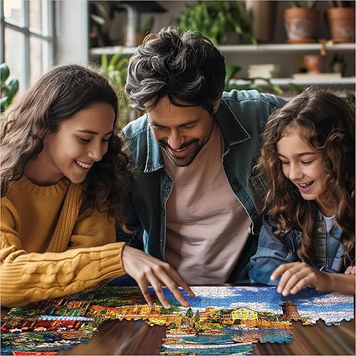 Miniatura 4 de White Mountain Rompecabezas Mediterranean Harbor, 1000 piezas