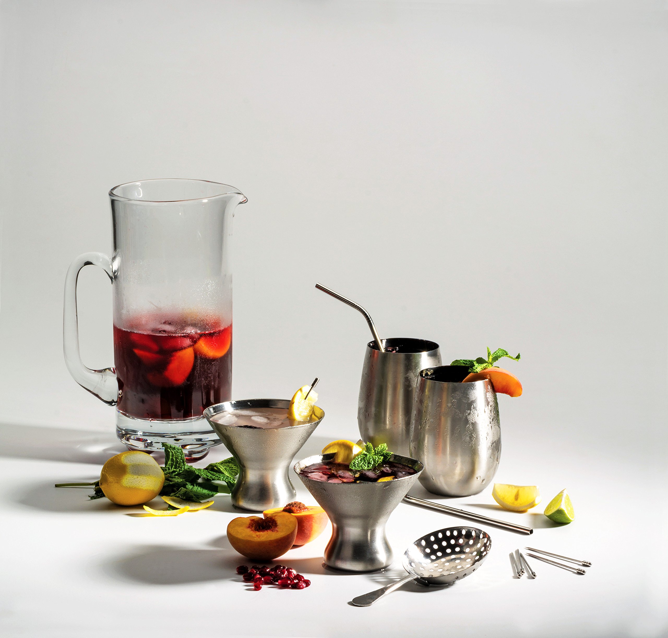RSVP International Endurance - Bicchiere da Martini senza stelo da 236 ml, un bicchiere