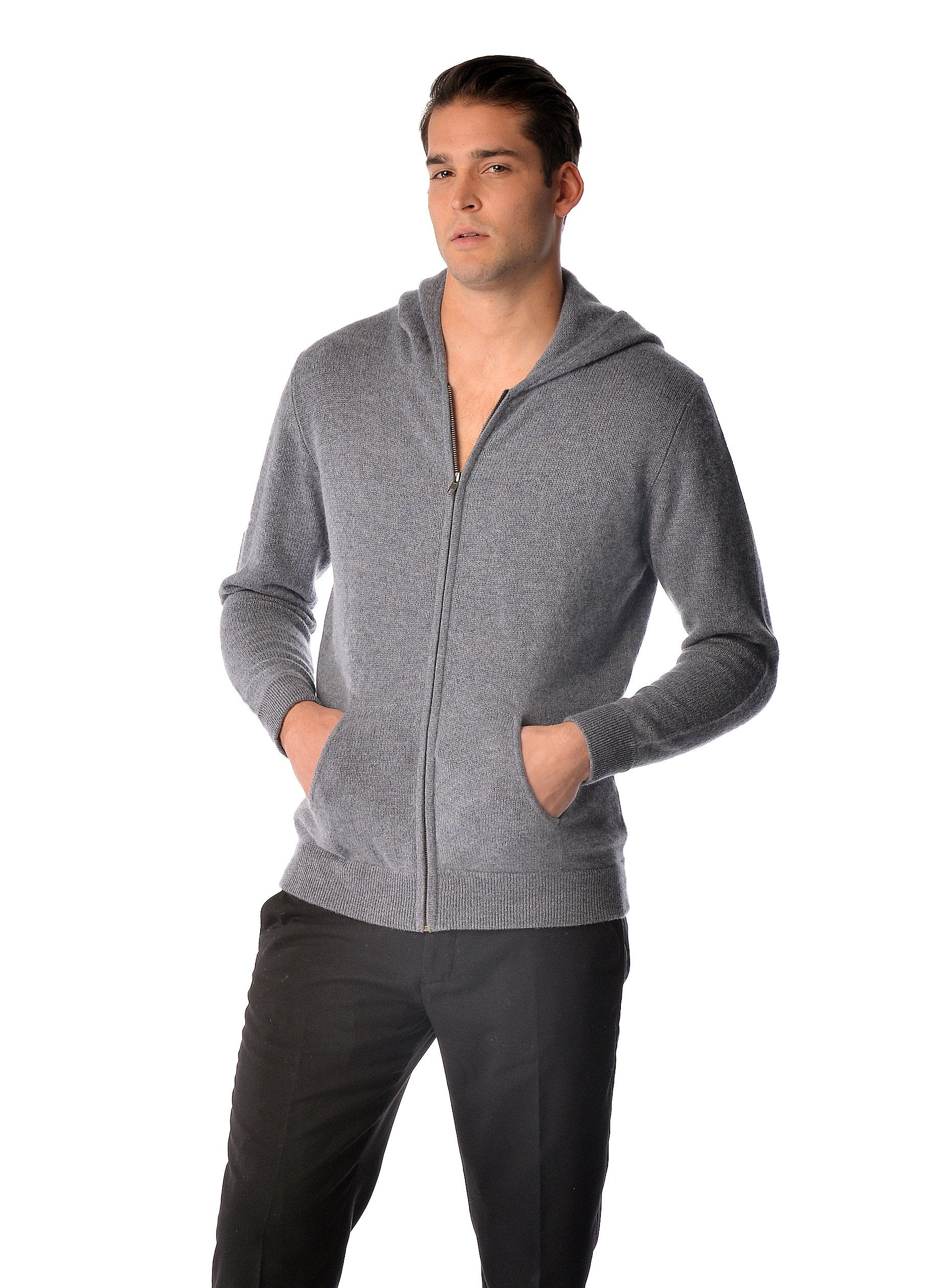 Cashmere Boutique Men's Cashmere Hoodie