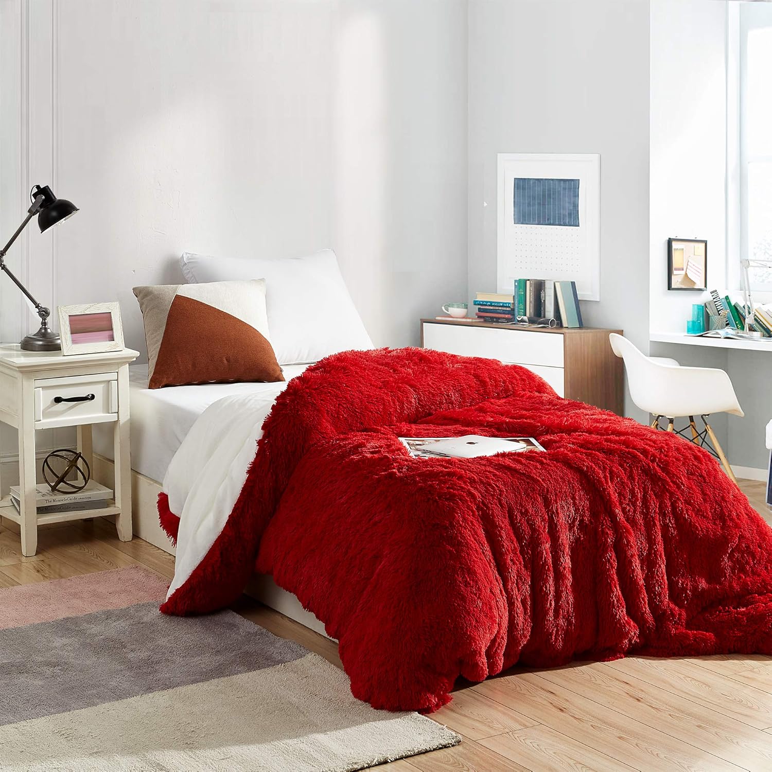 Byourbed are You Kidding? - Coma Inducer King Duvet Cover - Red/White : Home & Kitchen