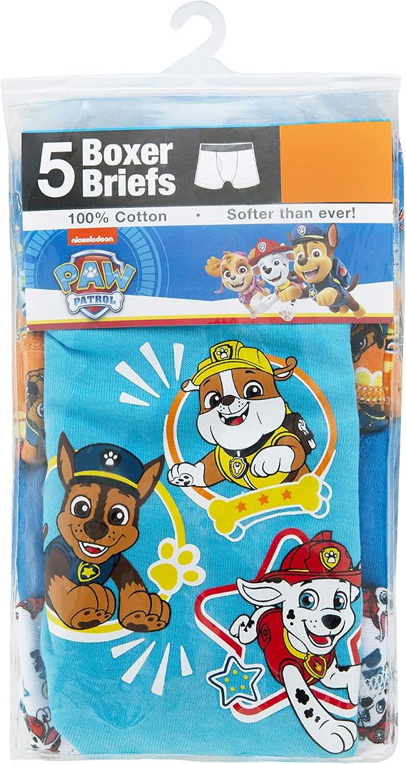Paw Patrol Boys' Underwear Multipacks Available With Chase, Skye, Rubble & More in Sizes 18m-6