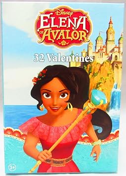 Disney Junior Princess Elena of Avalor 32 Valentines from the Hit Animated TV Show with Princess Isabel and Skylar Paper Magic Ages 3 and Up