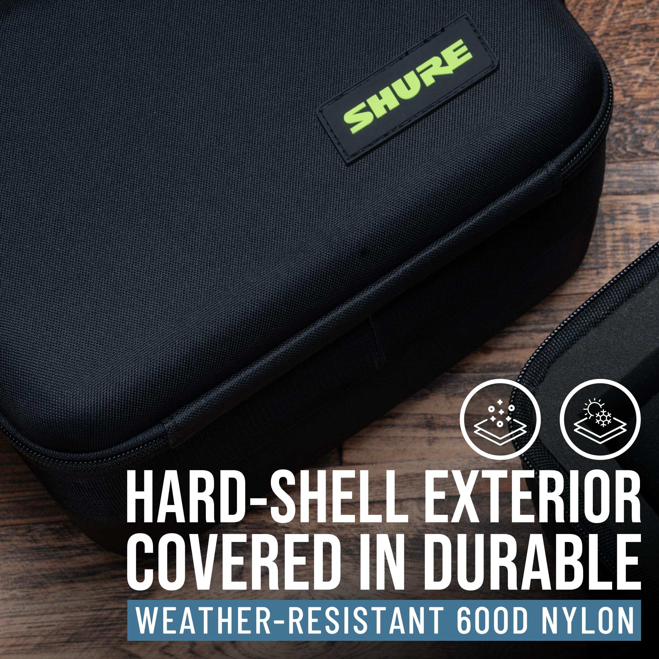 Amazon | Shure by Gator キャリングケース Shure MV7シリーズ専用設計