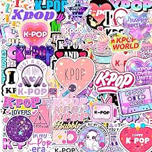 120PCS Holographic Rock and Roll Stickers Rock and Roll Music Themed Birthday Party Decorations Holographic Nurse Stickers