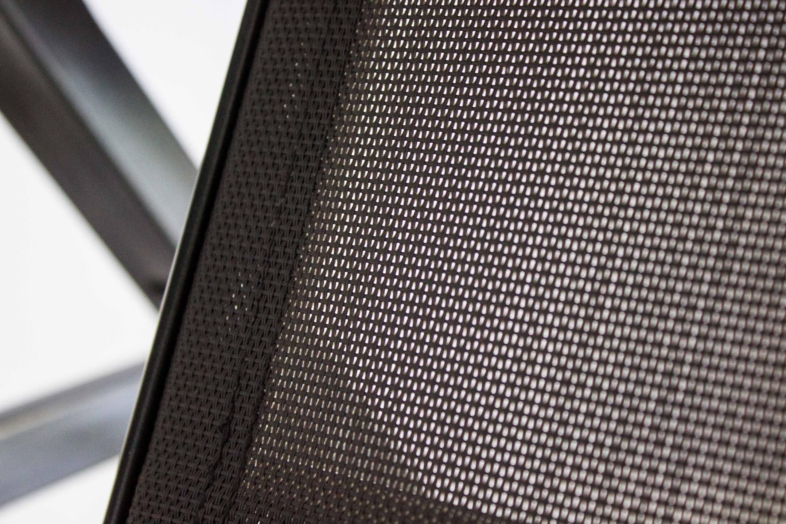 AVANTI TRENDSTORE - Calcinato - Dondolo a 3 posti con protezione solare, in textilene e metallo di colore grigio. Dimensioni LAP ca. 192x179x123 cm