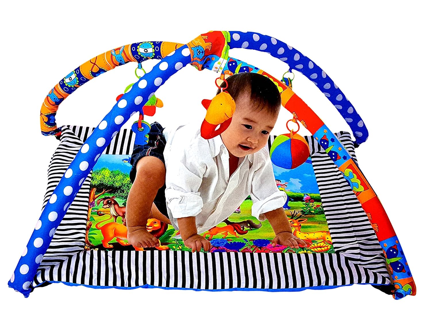 Sunshine Gifting Baby's Playmat Gym with Toys, Made of Non Toxic