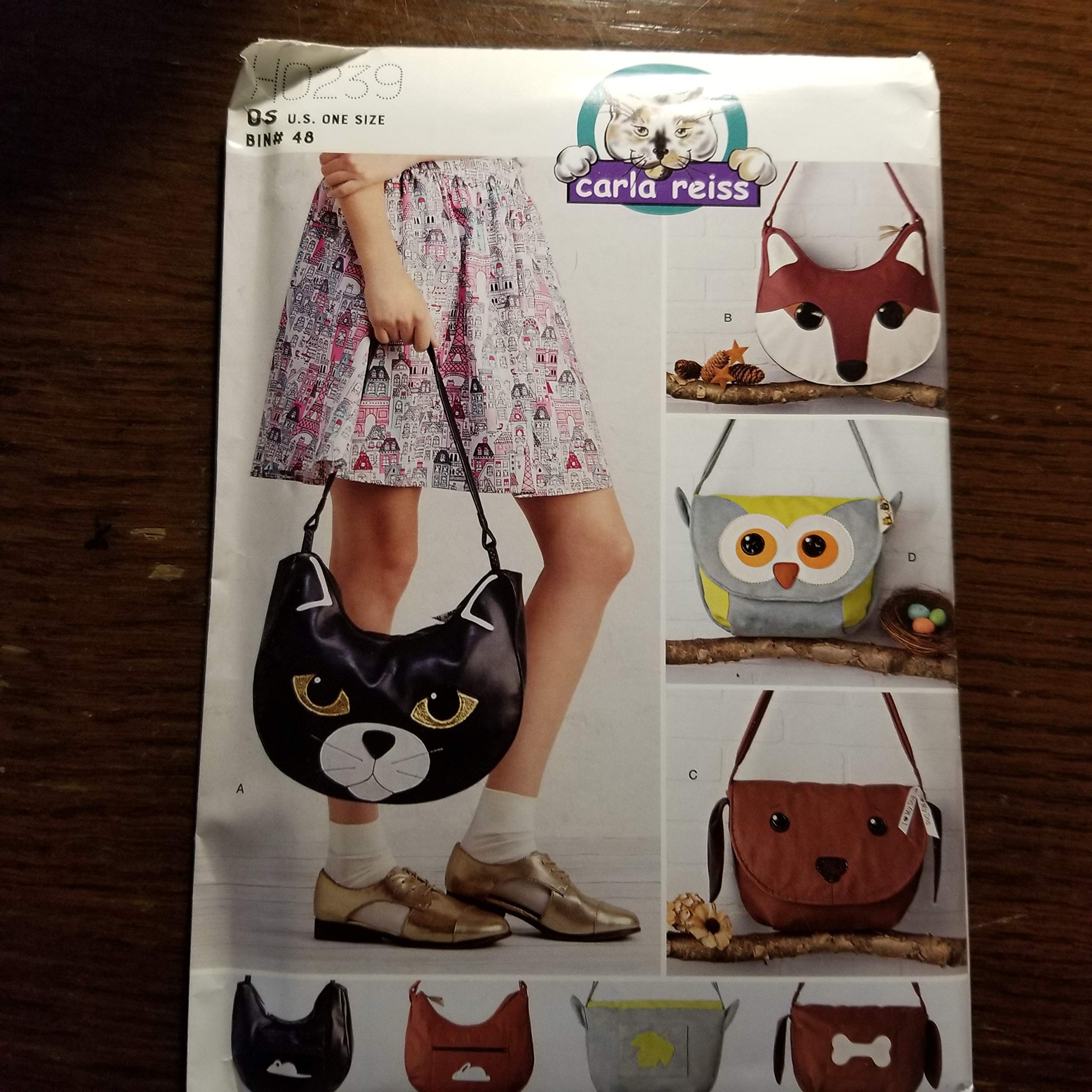Sac main Simplicity Carla Reiss H0239 motif animal de haute qualité