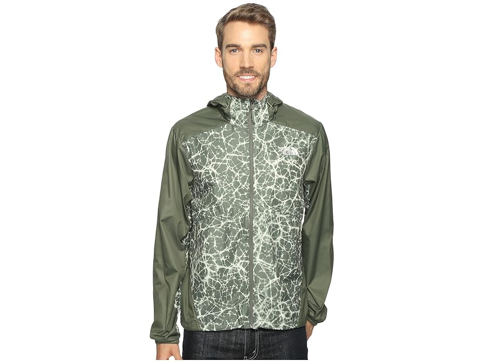 

The North Face Flyweight Hoodie (Thyme Synapse Print/Thyme (Prior Season)) Men's Sweatshirt