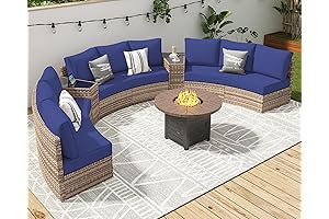 Captivating 11-Piece Round Patio Set for Outdoor Bliss