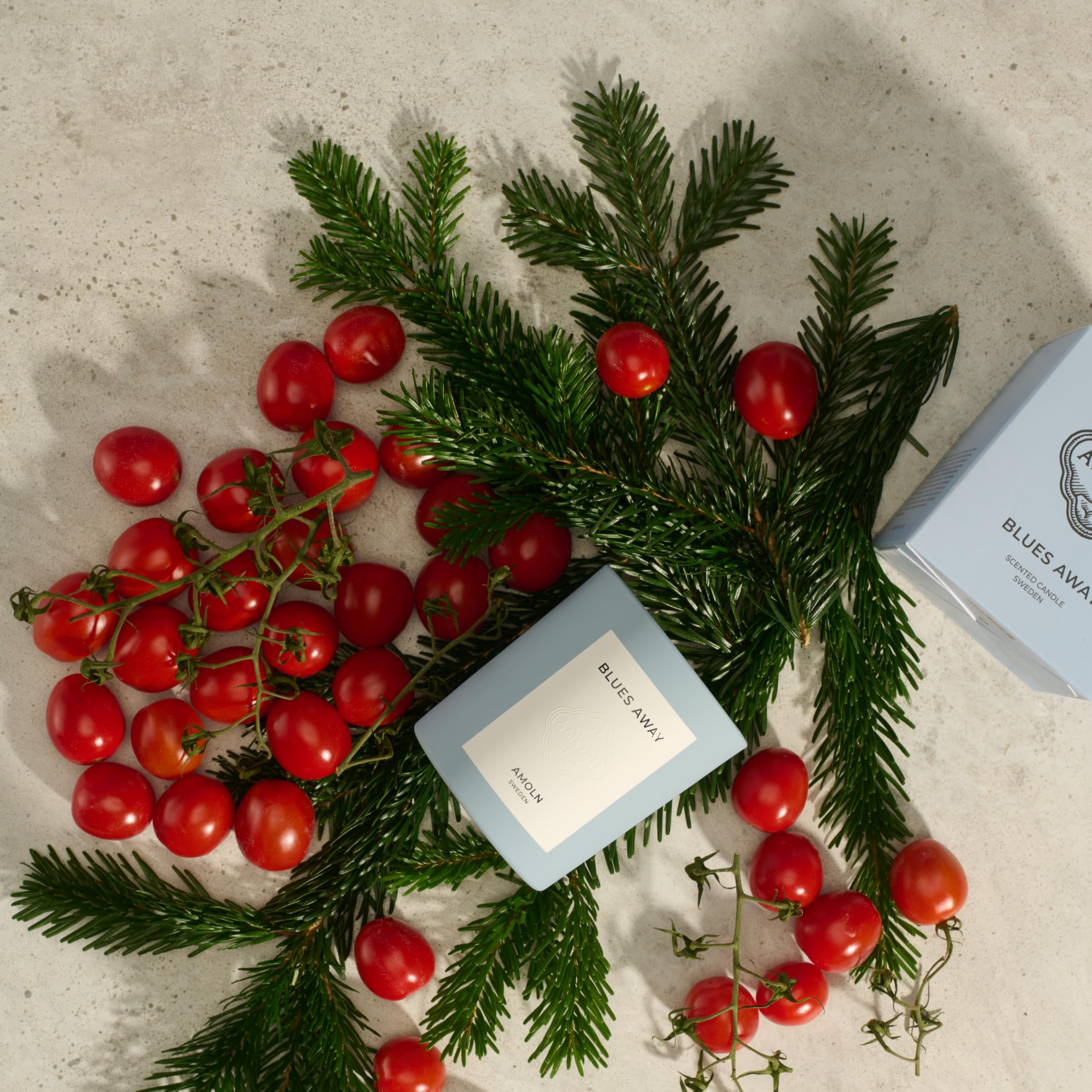 Amazon.com: AMOLN - Scented Candle Monochromatic Blue Collection